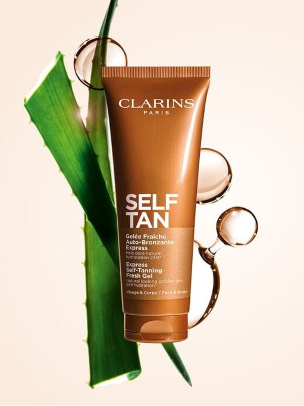 Clarins Express Self-Tanning Fresh Gel